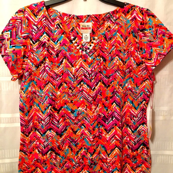 Ruby Rd. Favorites Women’s Short Sleeve Blouse - Picture 1 of 6